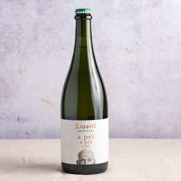 A bottle of A Pèl Ancestral Pet Nat wine.