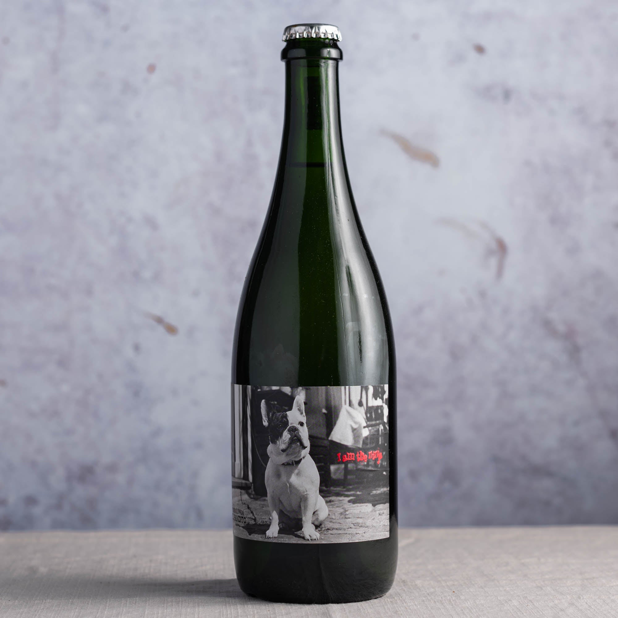 A 75cl bottle of I Am The Ninja Pet Nat sparkling wine.